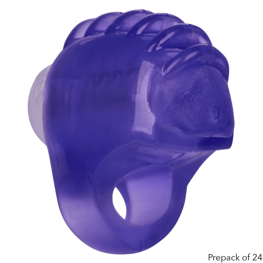 Foil Pack Vibrating Finger Teaser - Purple (Case QTY: 24)