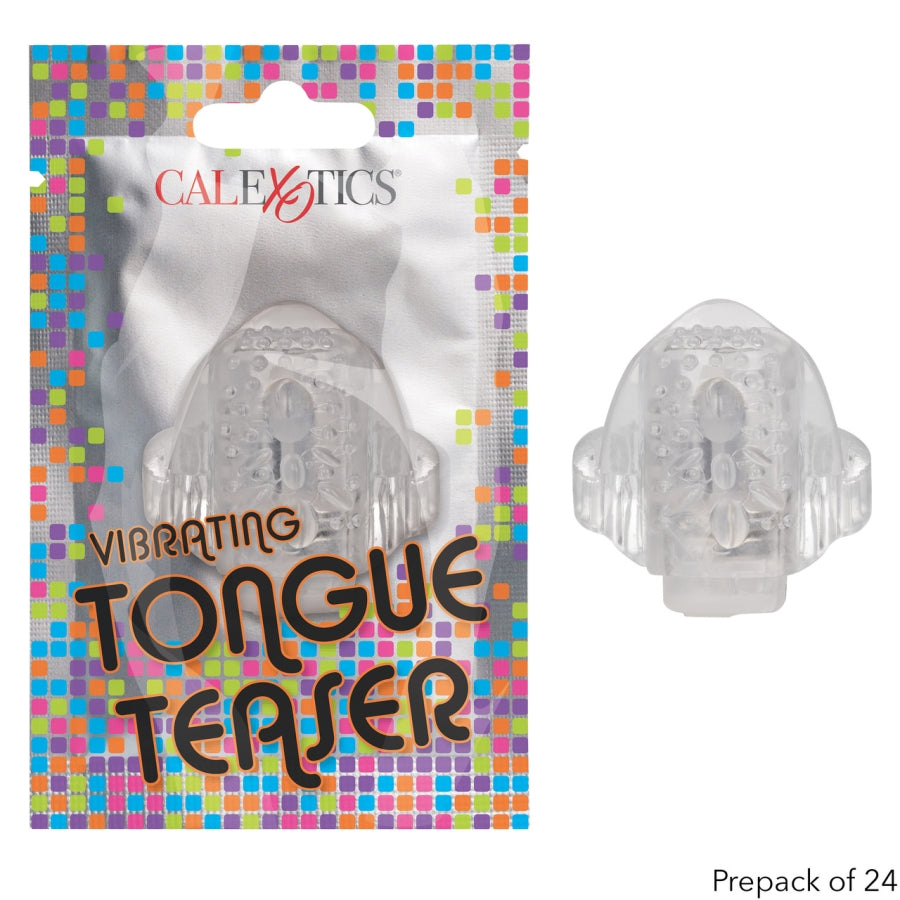 Foil Pack Vibrating Tongue Teaser - Clear (Case QTY: 24)