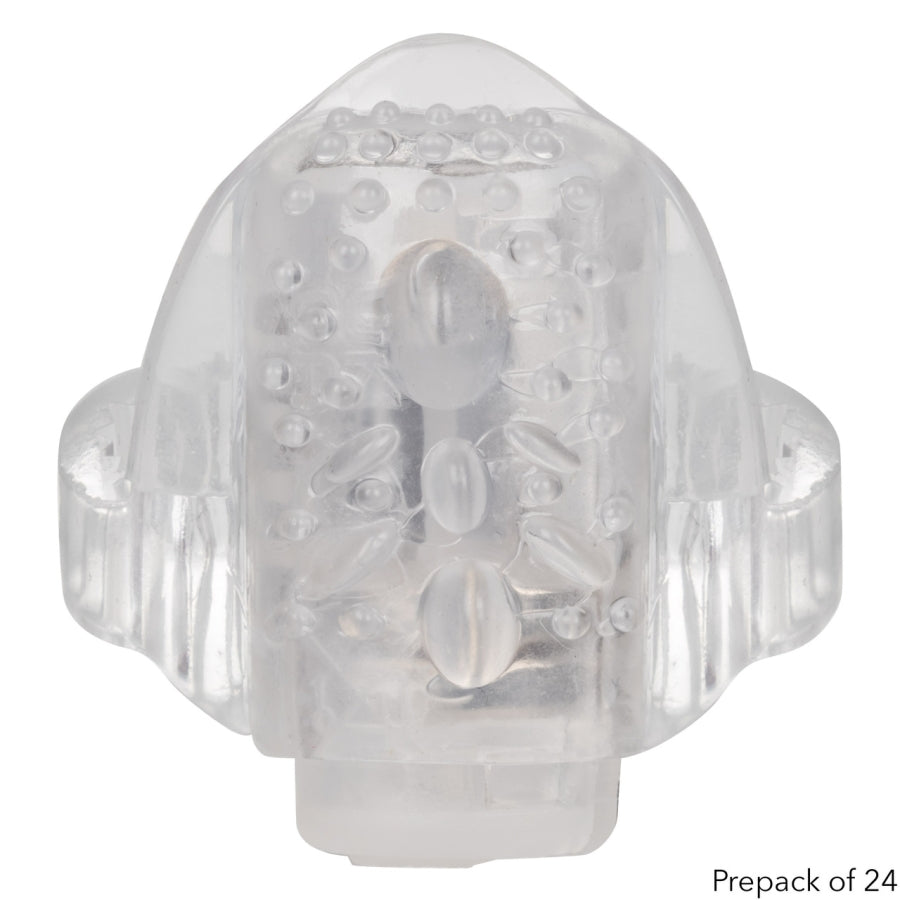 Foil Pack Vibrating Tongue Teaser - Clear (Case QTY: 24)