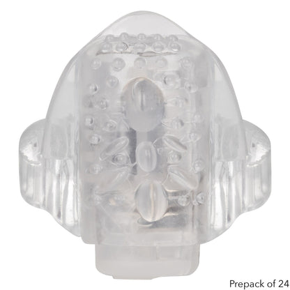 Foil Pack Vibrating Tongue Teaser - Clear (Case QTY: 24)