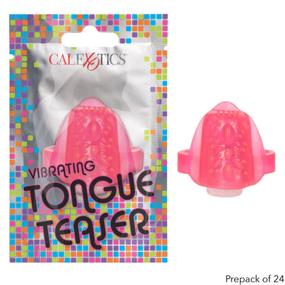 Foil Pack Vibrating Tongue Teaser - Pink (Case QTY: 24)