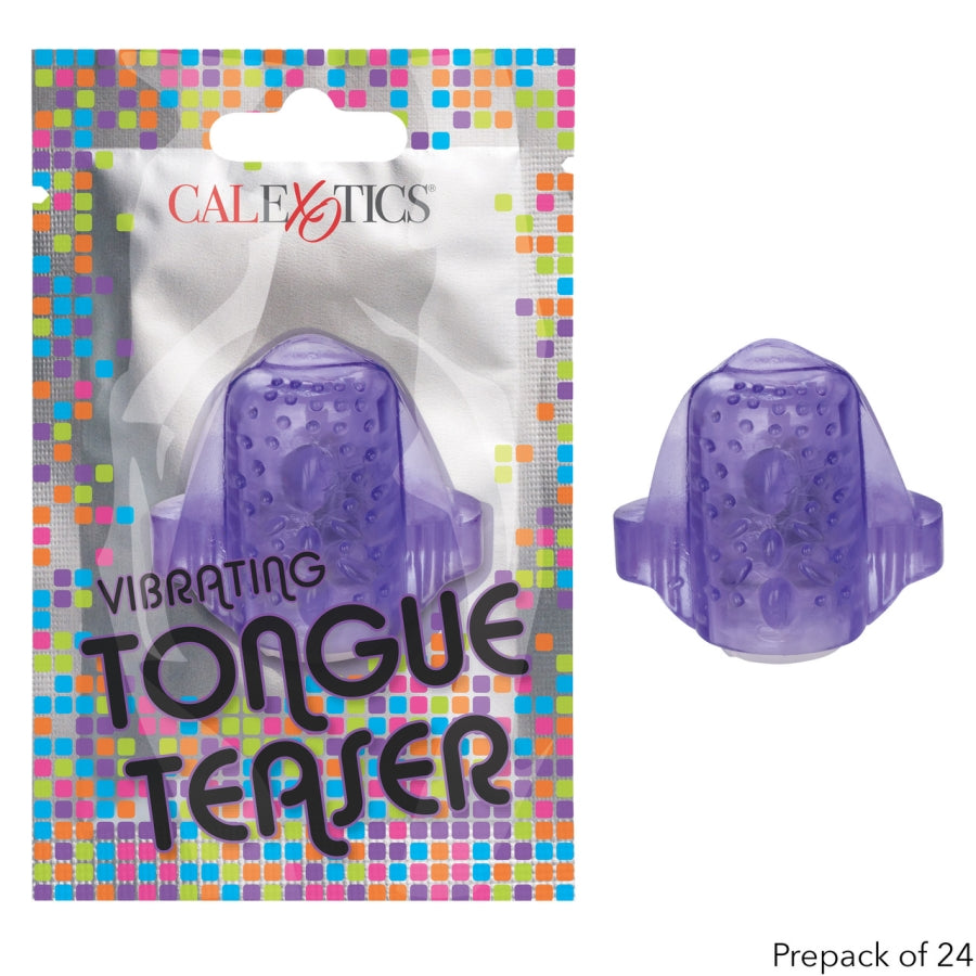 Foil Pack Vibrating Tongue Teaser - Purple (Case QTY: 24)