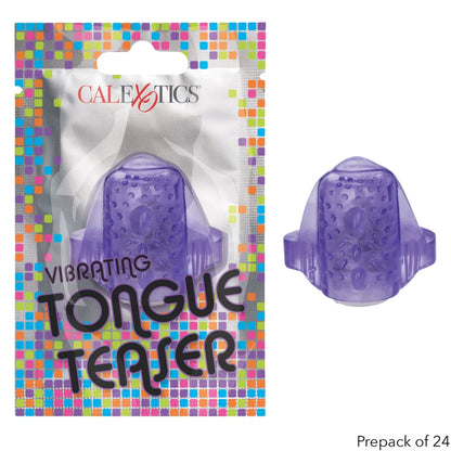 Foil Pack Vibrating Tongue Teaser - Purple (Case QTY: 24)