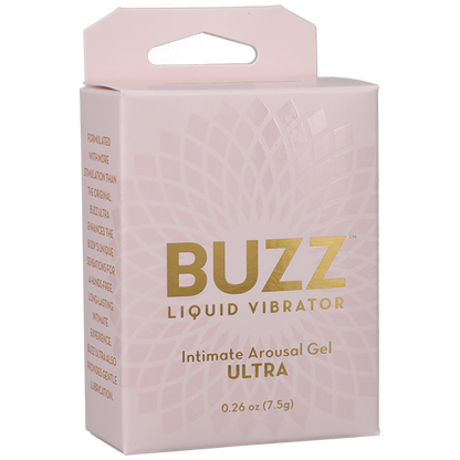 Buzz - Ultra Liquid Vibrator - Intimate Arousal Gel 0.26 oz.