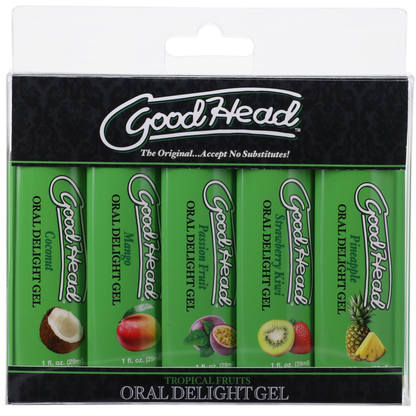 GoodHead - Oral Delight Gel - Tropical Fruits - 5 Pack - 1 fl. oz.