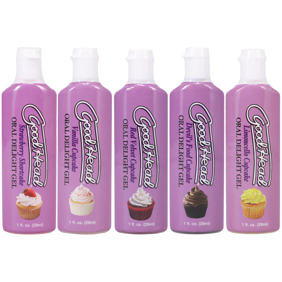 GoodHead - Oral Delight Gel - Cupcakes - 5 Pack - 1 fl. oz.