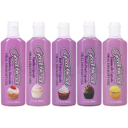 GoodHead - Oral Delight Gel - Cupcakes - 5 Pack - 1 fl. oz.