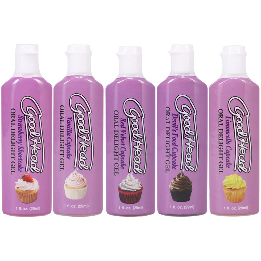 GoodHead - Oral Delight Gel - Cupcakes - 5 Pack - 1 fl. oz.