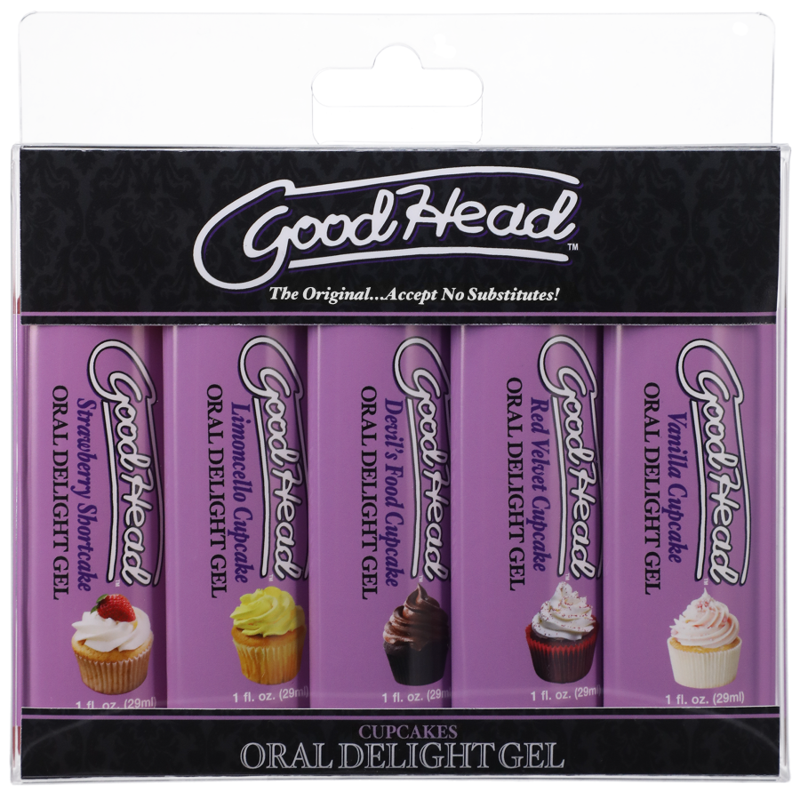 GoodHead - Oral Delight Gel - Cupcakes - 5 Pack - 1 fl. oz.
