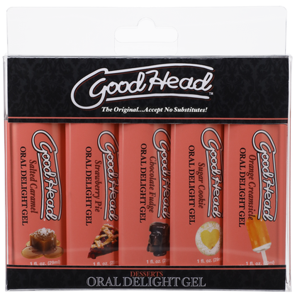 GoodHead - Oral Delight Gel - Desserts - 5 Pack - 1 fl. oz.