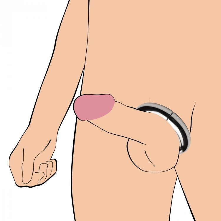 Master Series - Mega Magnetize Stainless Steel Magnetic Cock Ring