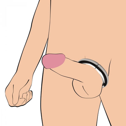 Master Series - Mega Magnetize Stainless Steel Magnetic Cock Ring