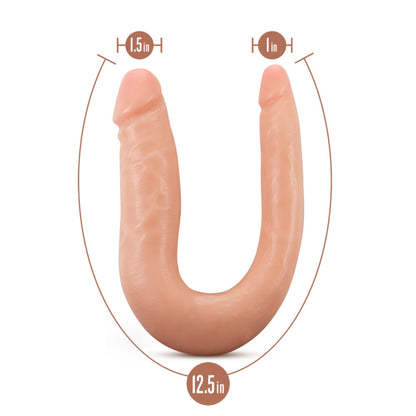 Blush - Dr. Skin Silicone - Dr. Double - 12 Inch Double Dong - Vanilla