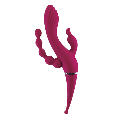 Silicone Rechargeable Four By Four Burgundy