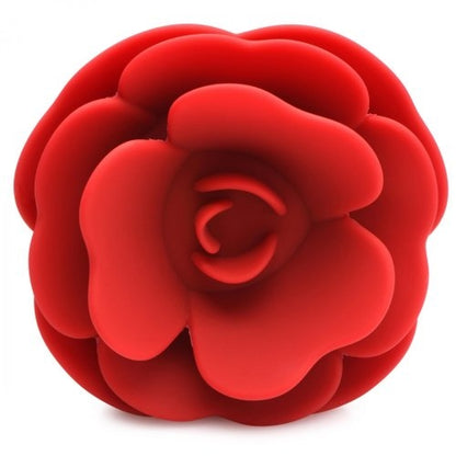 Booty Sparks 28X Silicone Vibrating Rose Anal Plug w/ Remote - Small