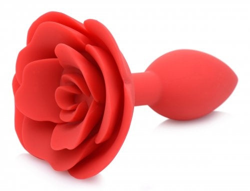 Master Series Booty Bloom Silicone Rose Anal Plug - Medium