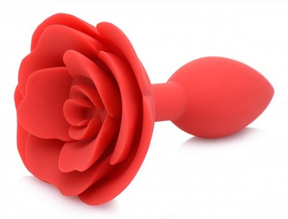 Master Series Booty Bloom Silicone Rose Anal Plug - Medium
