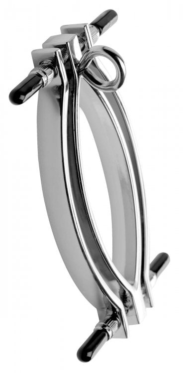 Master Series Pussy Tugger Adjustable Pussy Clamp with Leash