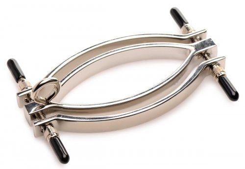 Master Series Pussy Tugger Adjustable Pussy Clamp with Leash