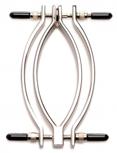 Master Series Pussy Tugger Adjustable Pussy Clamp with Leash