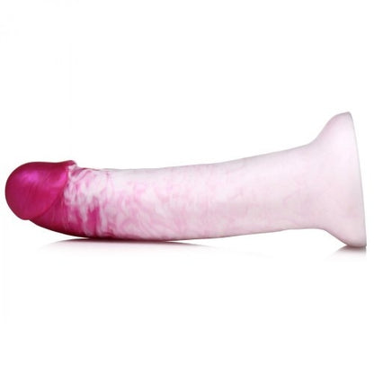Strap U Real Swirl Realistic Silicone Dildo - Pink