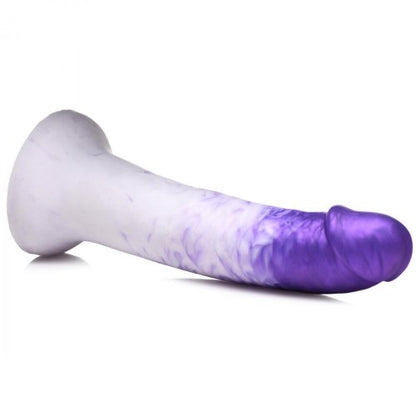 Strap U Real Swirl Realistic Silicone Dildo - Purple
