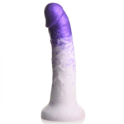 Strap U Real Swirl Realistic Silicone Dildo - Purple