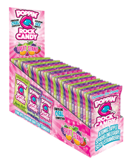 RockCandy - Popping Rock Candy Display - Fruit Stand (36 Pack)