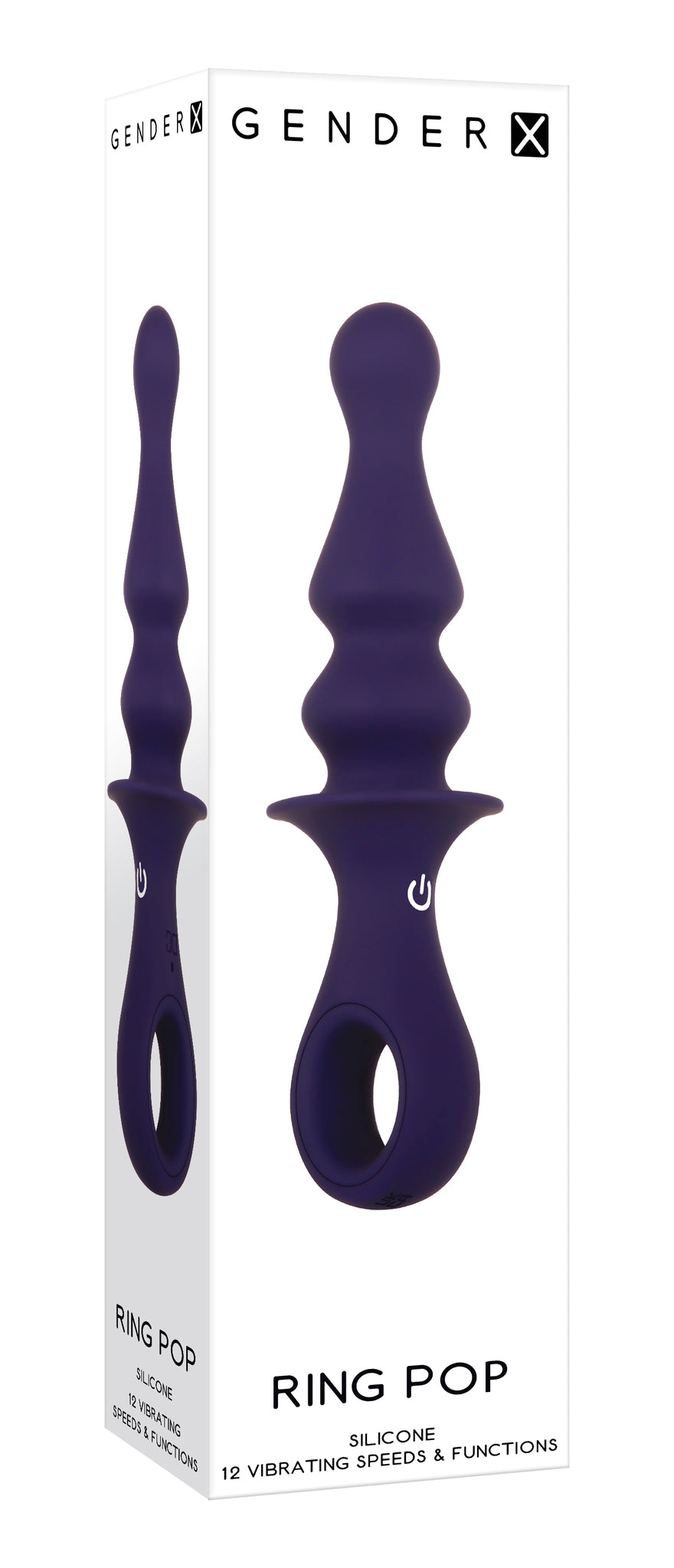 Silicone Rechargeable Ring Pop Purple