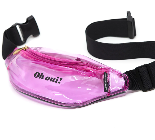LoveToLove Oh Oui Banana Dildo In Banana Bag - Danger Pink (MSRP CAD$74.99)