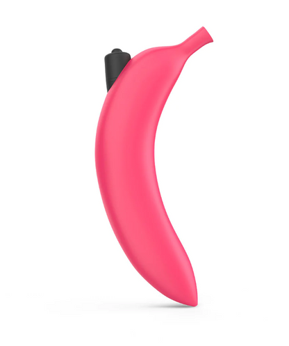 LoveToLove Oh Oui Banana Dildo In Banana Bag - Danger Pink (MSRP CAD$74.99)