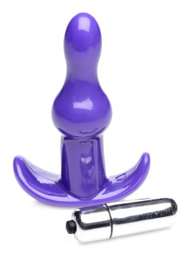 Frisky - Rolling Purple Bumpy Anal Plug