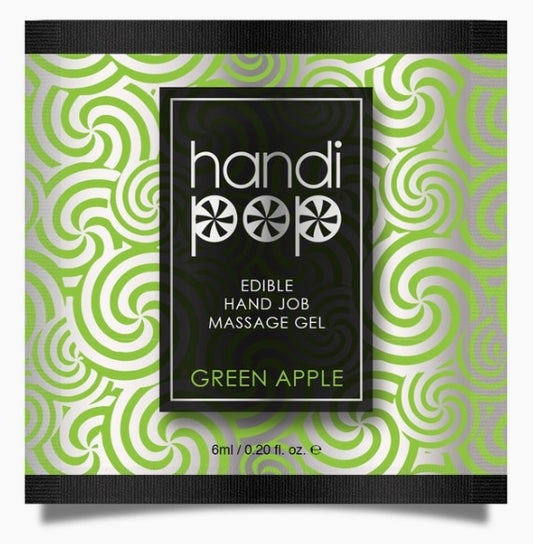Sensuva - Handipop Green Apple Hand Job Massage Gel Single Use Packet