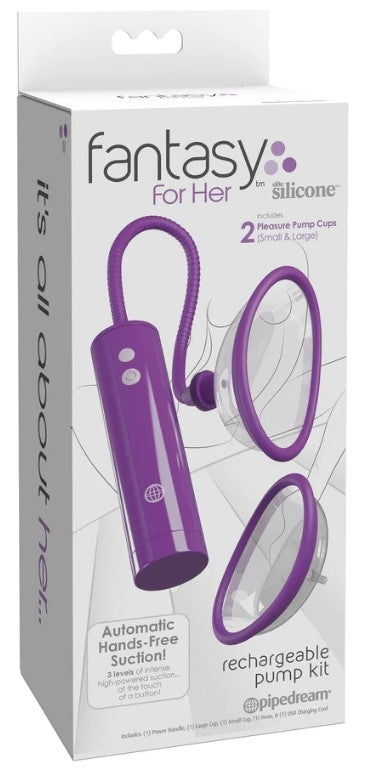 Fantasy For Her Rechargeable Pleasure Pump Kit