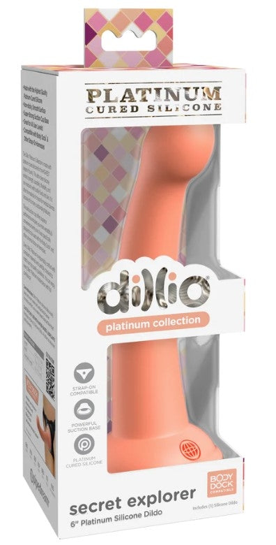 Dillio Platinum Secret Explorer 6 inch Peach