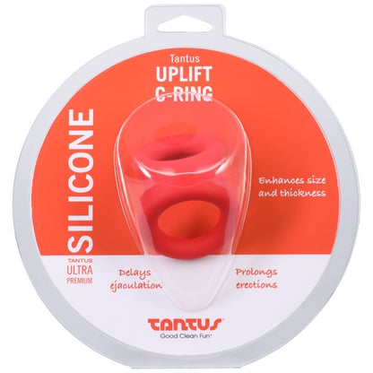 Tantus - Uplift - Silicone C-Ring Crimson