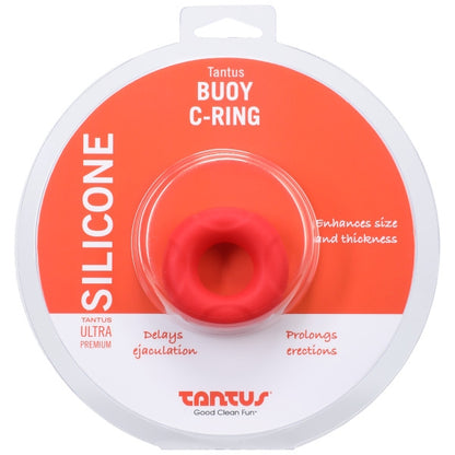 Tantus - Buoy C-Ring - Medium Crimson