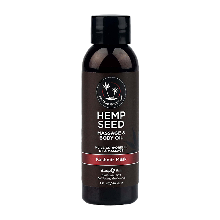 Hemp Seed Massage & Body Oil 2oz. Kashmir Musk