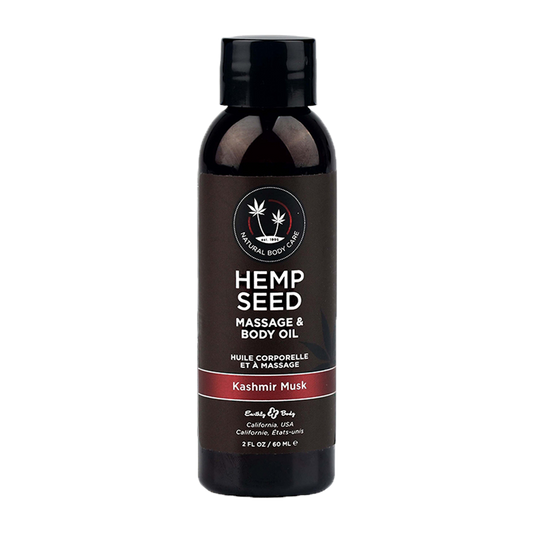 Hemp Seed Massage & Body Oil 2oz. Kashmir Musk