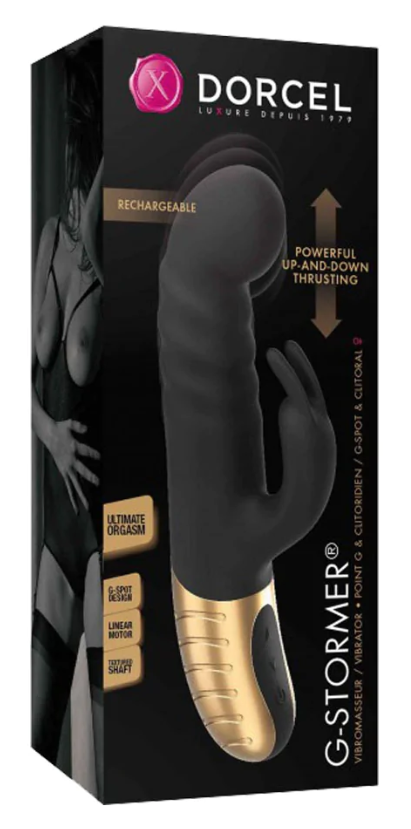 Dorcel G-Stormer Rechargeable Thrusting Rabbit (MSRP CAD$247.49)