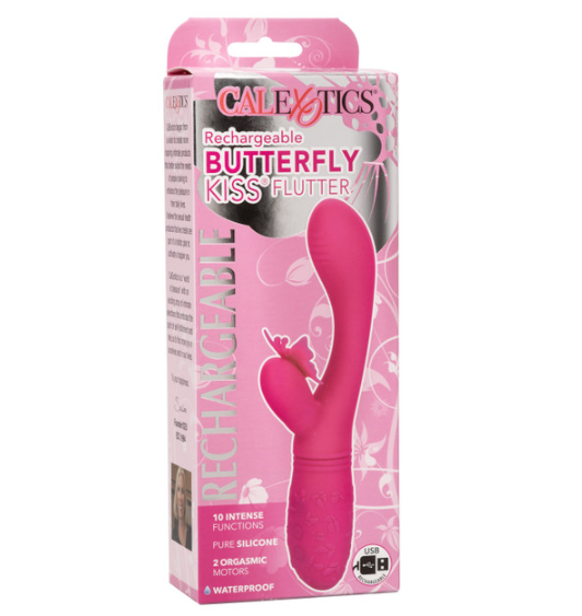 Rechargeable Butterfly Kiss Flutter - Pink