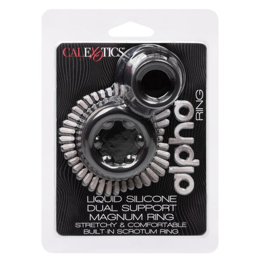 Alpha Liquid Silicone Dual Magnum Ring
