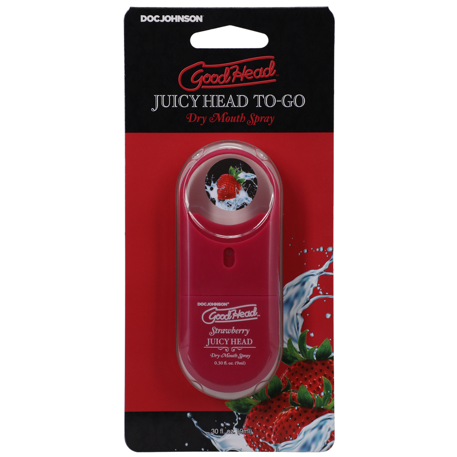 GoodHead - Juicy Head Dry Mouth Spray To-Go - Strawberry .30 fl. oz.