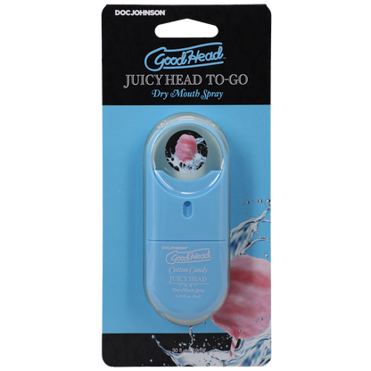 GoodHead - Juicy Head Dry Mouth Spray To-Go - Cotton Candy .30 fl. oz.