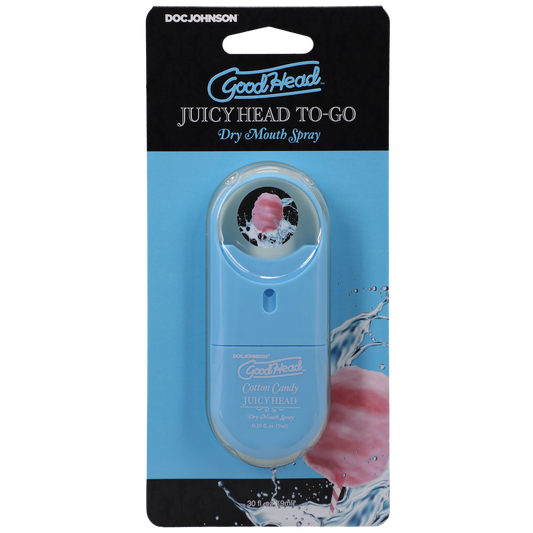 GoodHead - Juicy Head Dry Mouth Spray To-Go - Cotton Candy .30 fl. oz.