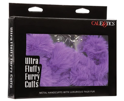 Ultra Fluffy Furry Cuffs - Purple