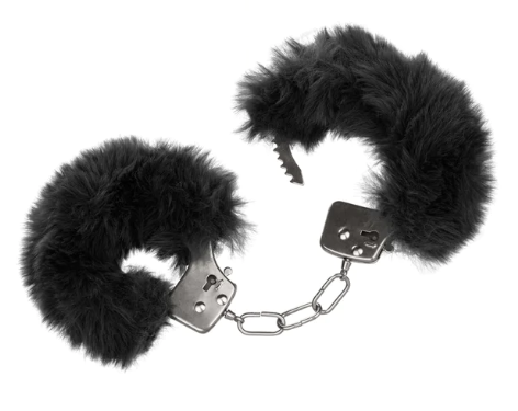 Ultra Fluffy Furry Cuffs - Black