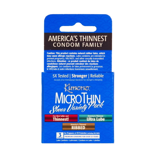 Kimono Micro Thin Sheer Variety Pack 3pk