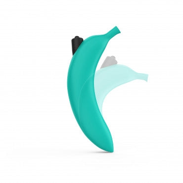 LoveToLove Oh Oui Banana Dildo In Banana Bag - Blue Lagoon (MSRP CAD$74.99)