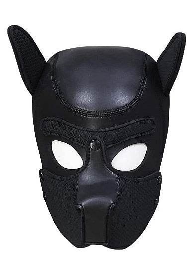 Shots - Ouch! - Neoprene Puppy Hood - Black